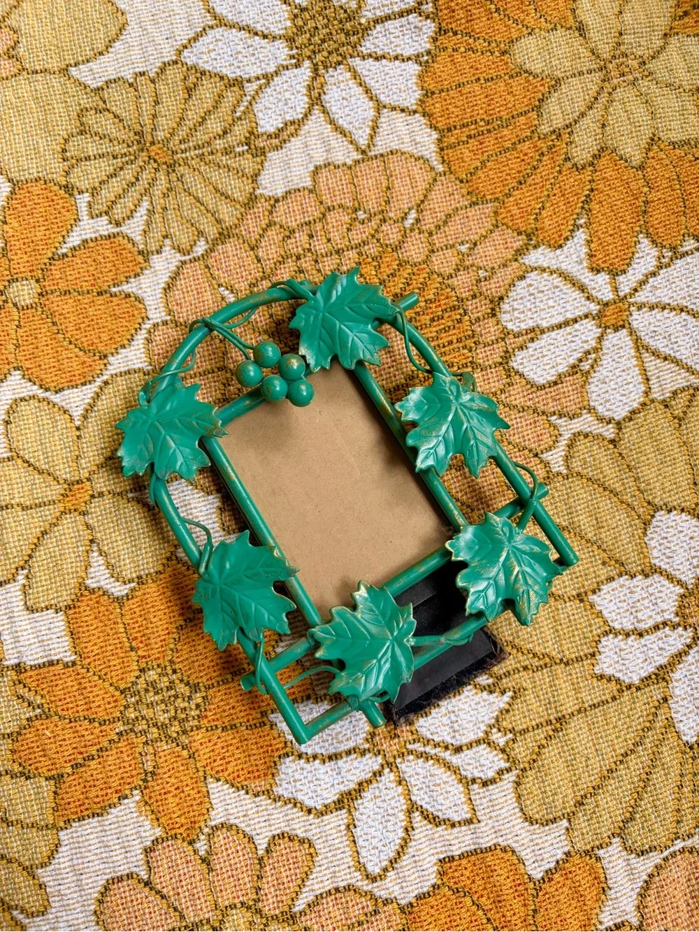 🍇🌿✨ Vintage Y2K Tuscan Grapevine Metal Frame ✨🌿🍇